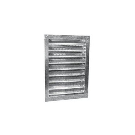 MASTER FLOW Dual Louver 18X24In Aluminum DA1824